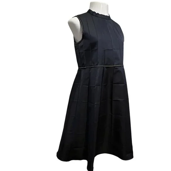 MARNI Sleeveless Fit & Flare Dress, Navy, EU 42 - Picture 9 of 9